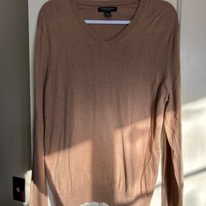 Banana Republic Tan V-Neck Sweater